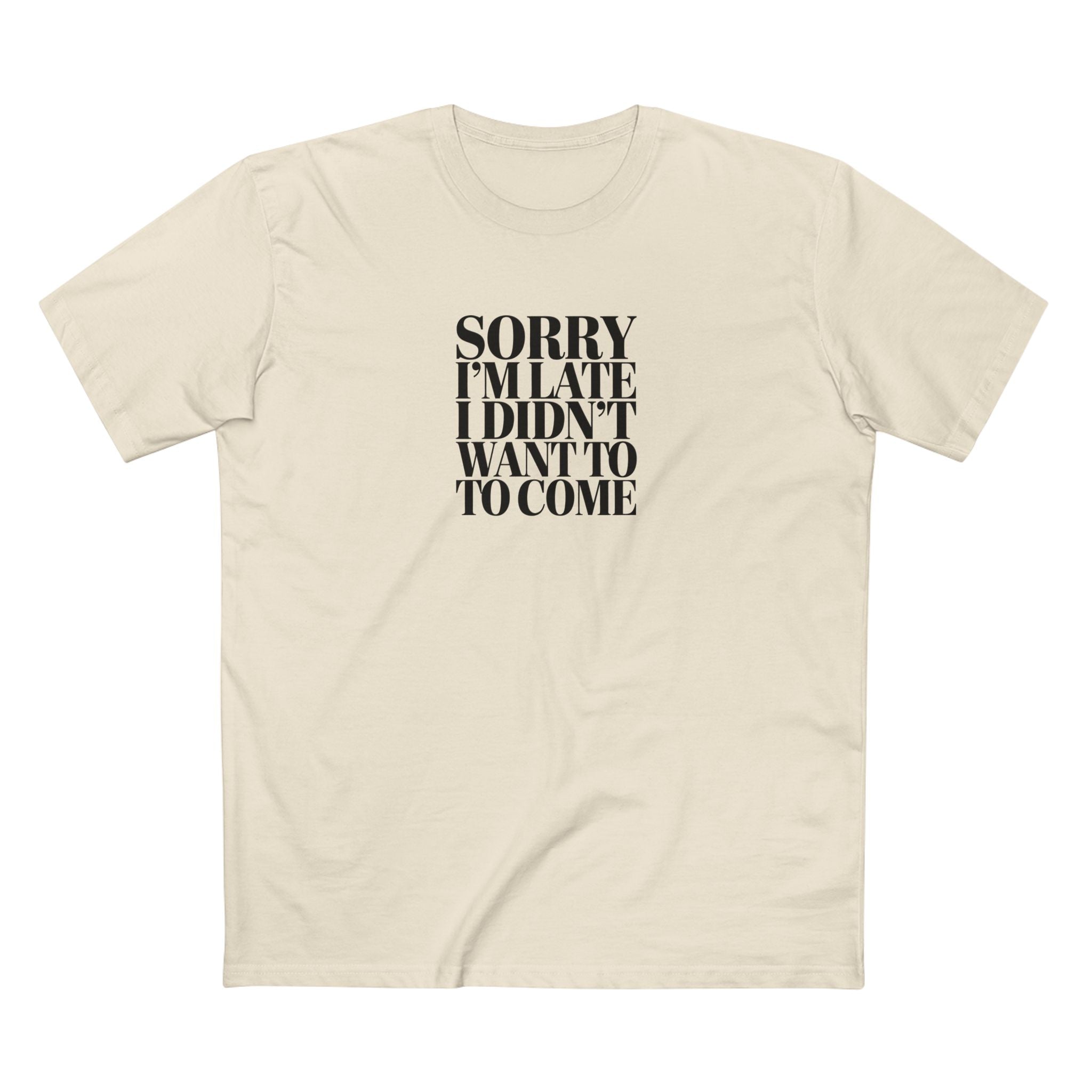 Sorry I’m Late - I Didn’t Want to Come