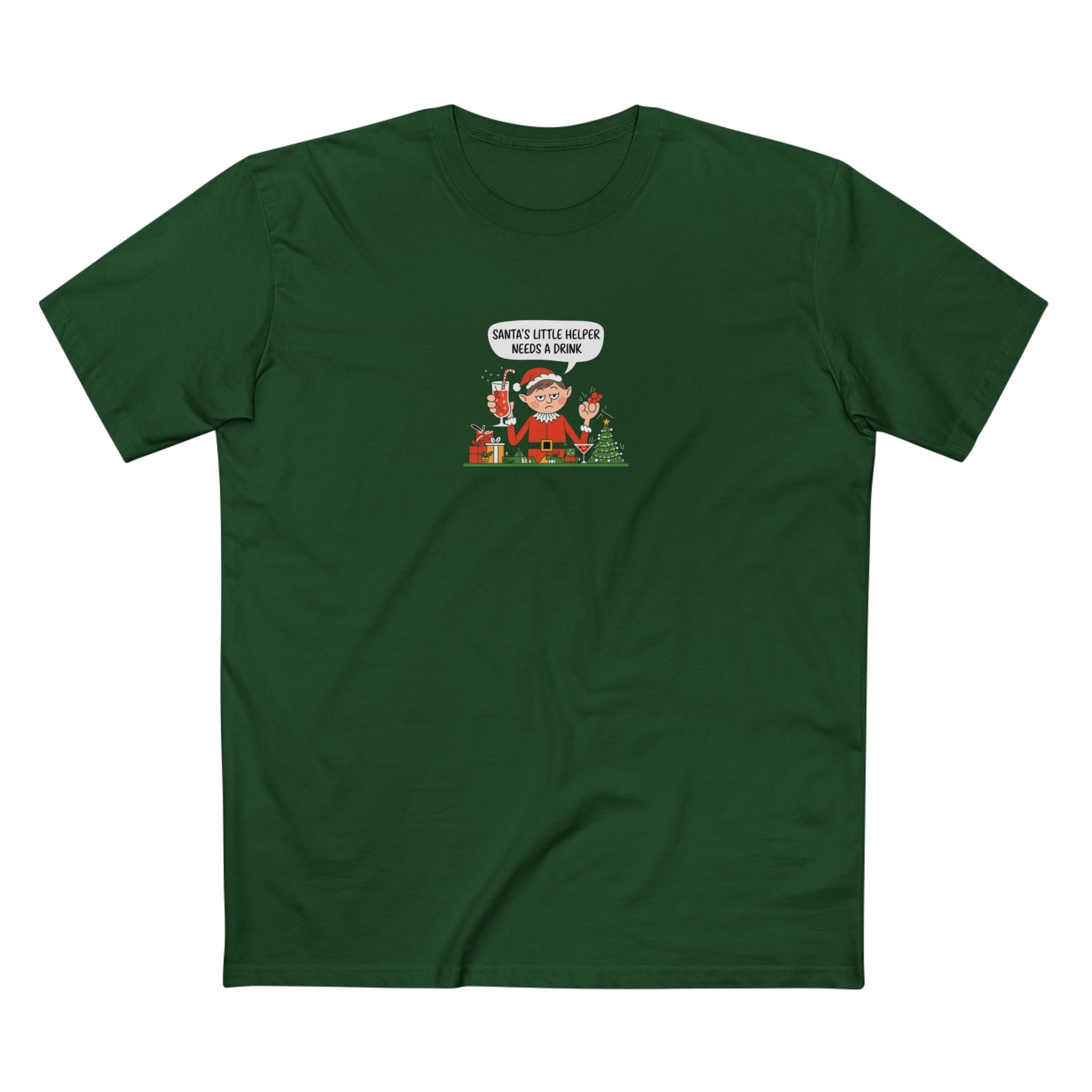Santas Little Helper Needs a Drink