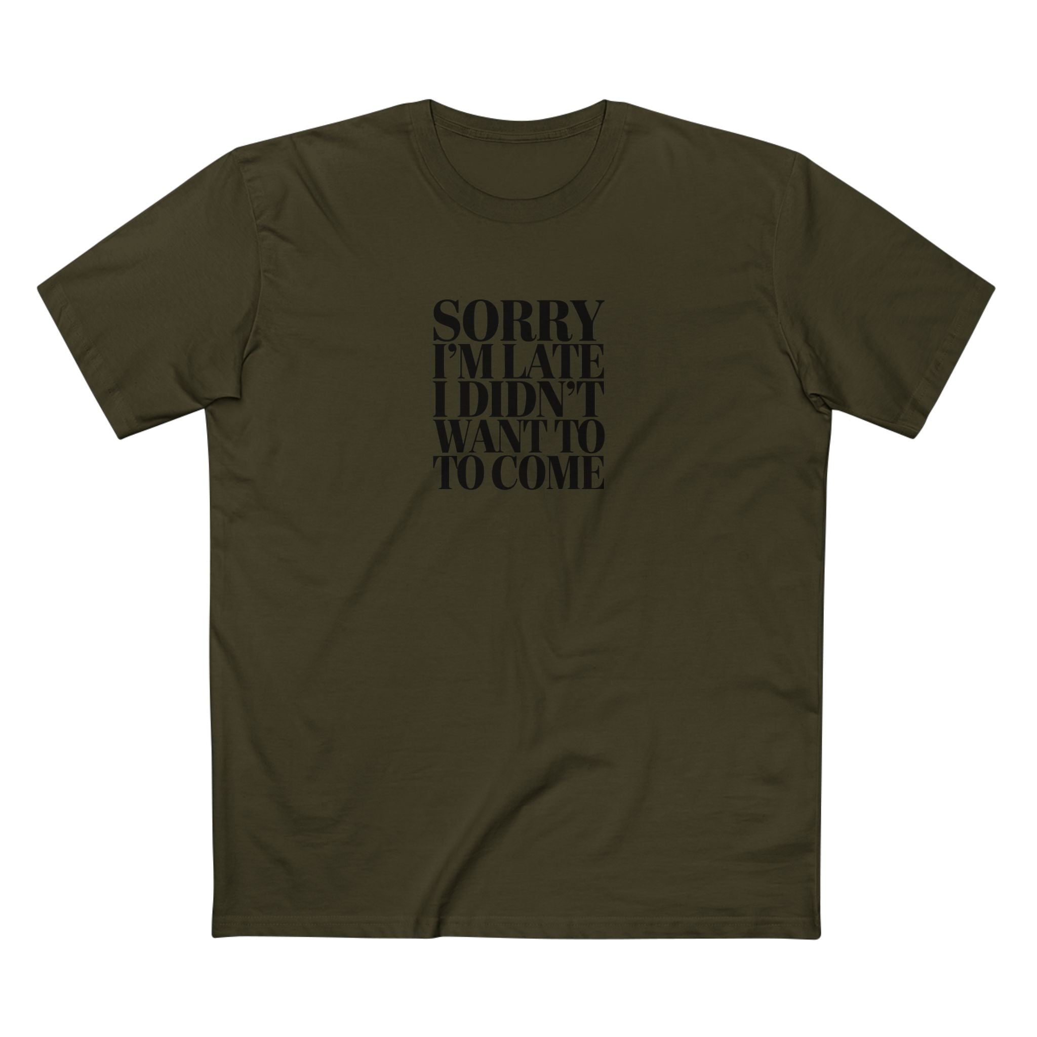 Sorry I’m Late - I Didn’t Want to Come